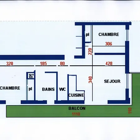 3 Pièces Avec Balcon, Proche Centre - Fr-1-676-163